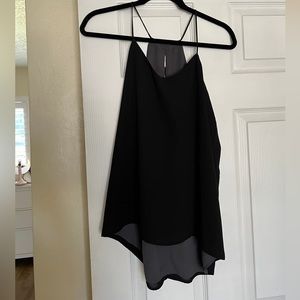 Medium black express polyester top